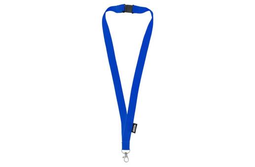 R-PET lanyard Aztec blue