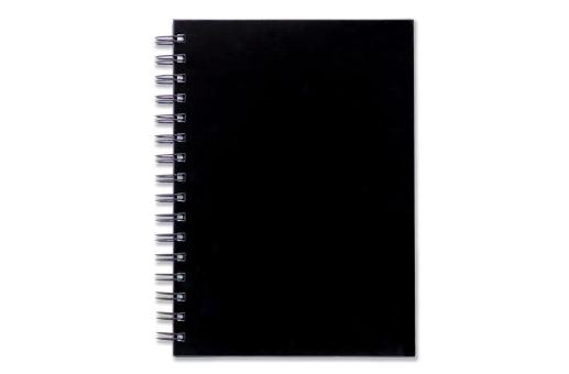 Spiral notebook A5 Black