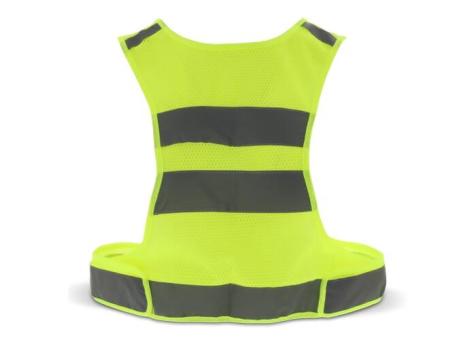 Reflective adjustable sports vest Yellow