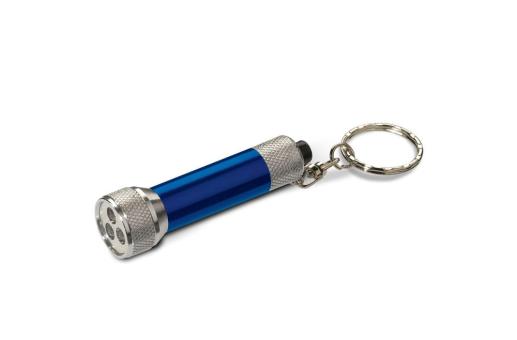 Mini LED light with keyring Aztec blue