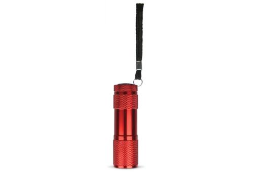 Aluminum flashlight LED Red