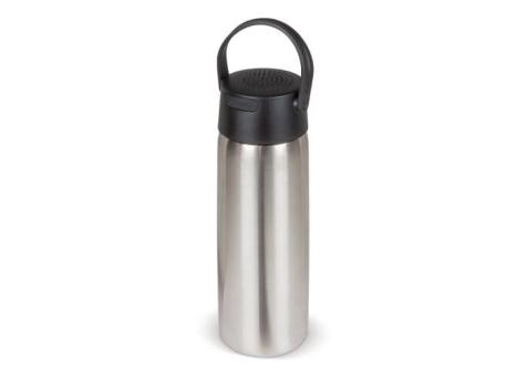 Speaker bottle Adventure 700ml 3W Silver