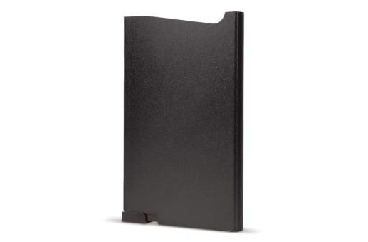 Aluminum card holder Black