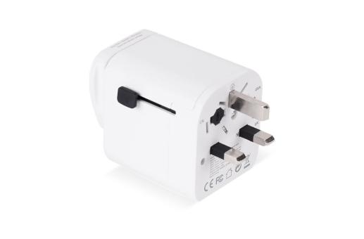 Universal travel adapter White