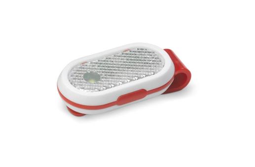 Clip-on light Red/white