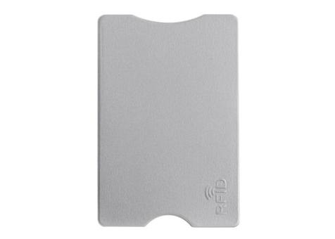 Cardholder anti-skim hard case Silver