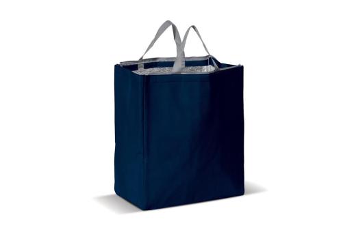 Große Kühltasche aus Non Woven Dunkelblau