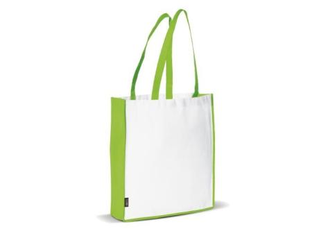 Carrier bag non-woven 75g/m² White/green