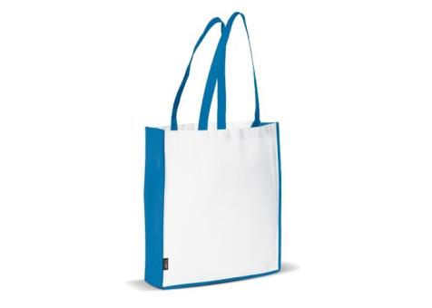 Carrier bag non-woven 75g/m² Blue/white