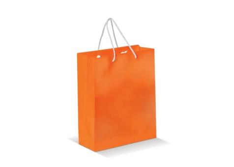 Paper bag medium Orange