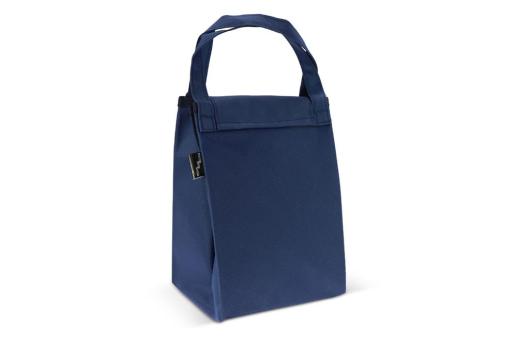 Folded cooler bag & picnic mat Dark blue