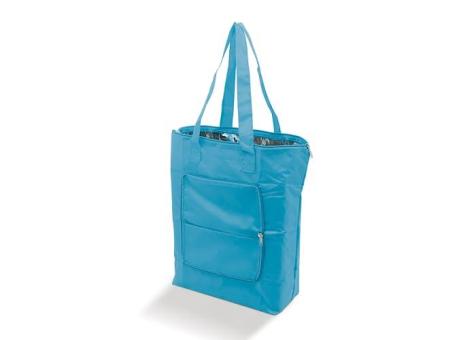 Cooler bag foldable Light blue