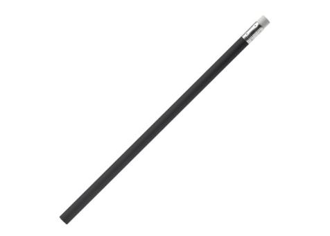 Pencil, with eraser Black