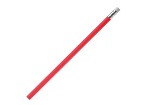 Bleistift mit Radiergummi Rot