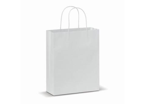 Kraft paper bag 90g/m² 22x10x31cm White