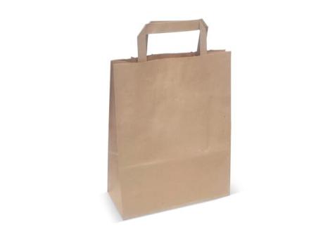 Paper bag 70g/m² 28x10x22cm Brown