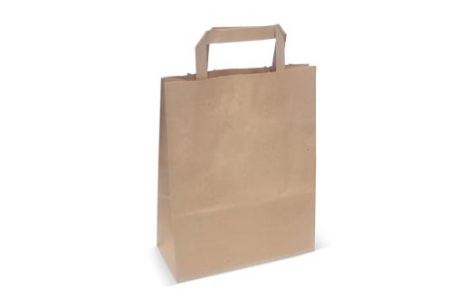 Paper bag 70g/m² 28x10x22cm Brown