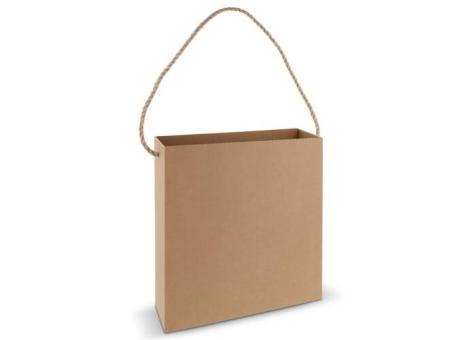 Box bag 35x35x11cm Brown