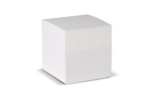 Cube pad white, 9x9x9cm White