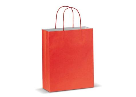 Kraft bag medium 120g/m² Red