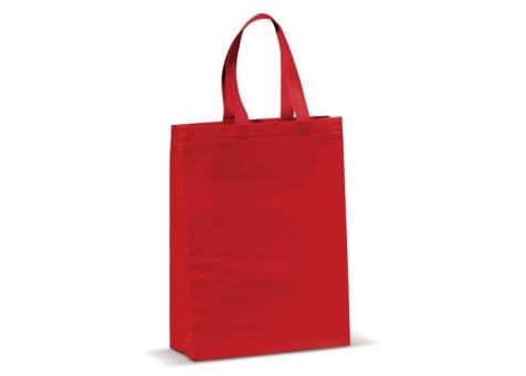 Carrier bag laminated non-woven medium 105g/m² Red