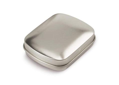 Mini tin peppermint box Silver