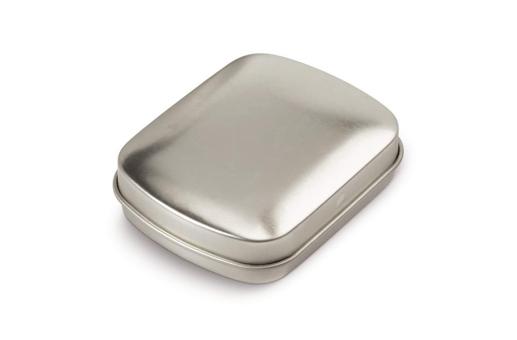 Mini tin peppermint box Silver