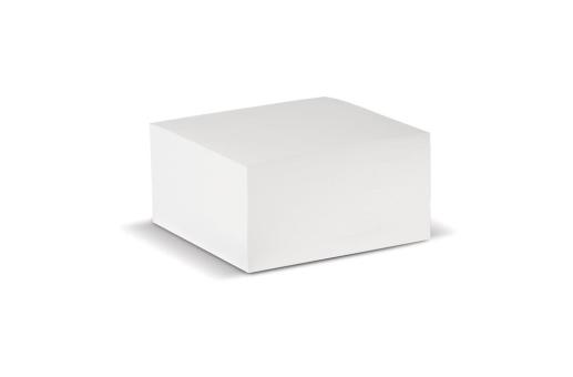 Cube pad white, 10x10x5cm White