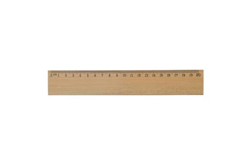 Ruler wood 20cm Timber