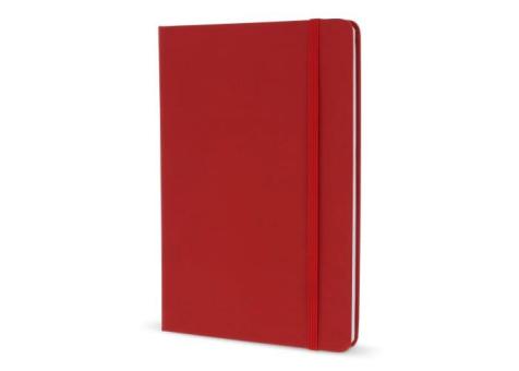 Notizbuch A5 aus PU mit FSC-Seiten Rot