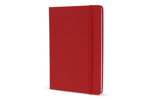 Notebook A5 PU with FSC pages Red