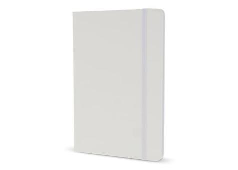 Notizbuch A5 aus PU mit FSC-Seiten Weiß