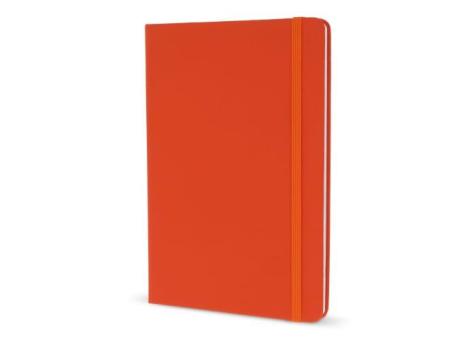 Notizbuch A5 aus PU mit FSC-Seiten Orange