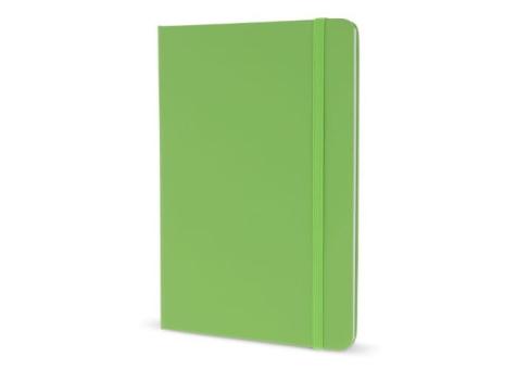 Notizbuch A5 aus PU mit FSC-Seiten Hellgrün