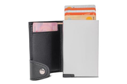 RFID card holder with wallet Black/silver