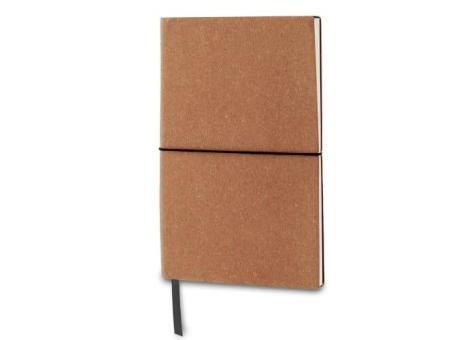 Recycled leather notebook A5 Light brown