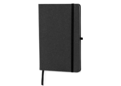 Recycled leather A5 hardcover Dark grey