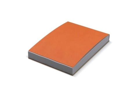 Notizbuch mit 150 Blatt Recyclingpapier Orange