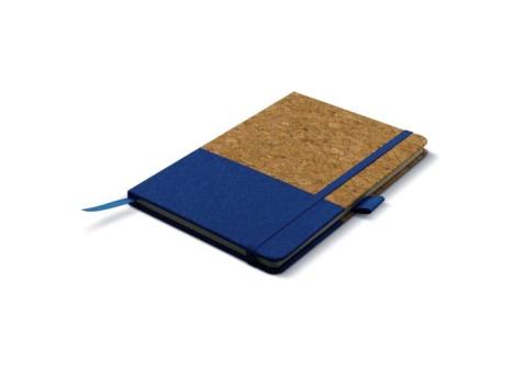 Cork notebook A5 Light blue