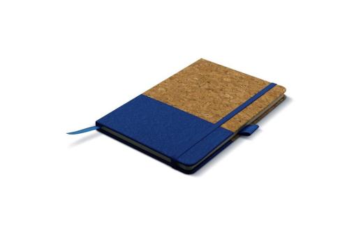 Cork notebook A5 Light blue