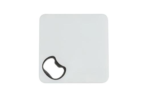 R-ABS Untersetzer mit Flaschenöffner Weiß