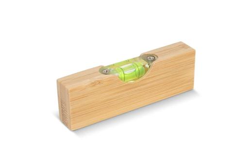 Bottle opener spirit level bamboo Nature