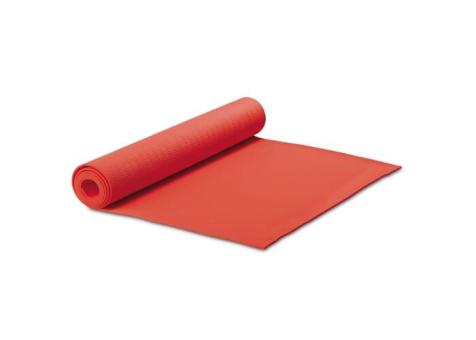 Fitness-yoga mat with carrier Red
