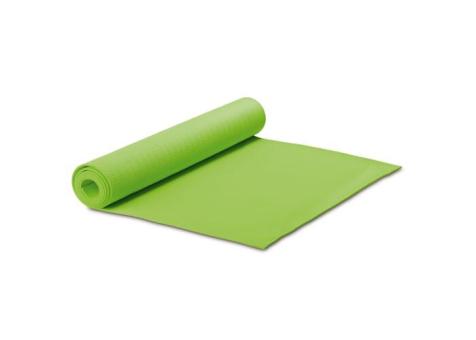 Fitness-yoga mat with carrier Light green