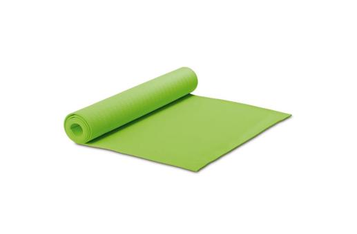 Fitness-yoga mat with carrier Light green