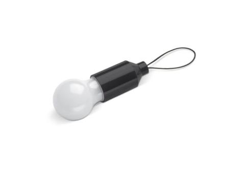 Keychain light bulb Black