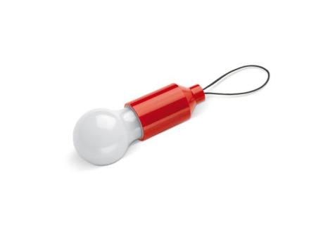 Keychain light bulb Red