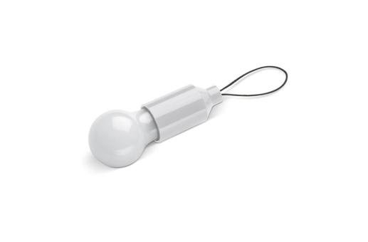 Keychain light bulb White