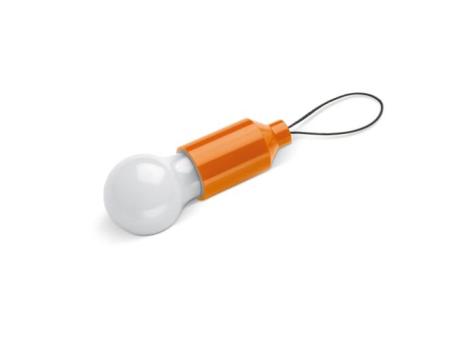 Keychain light bulb Orange