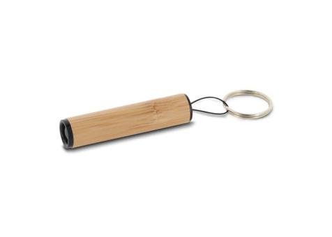 Flashlight keychain bamboo Timber